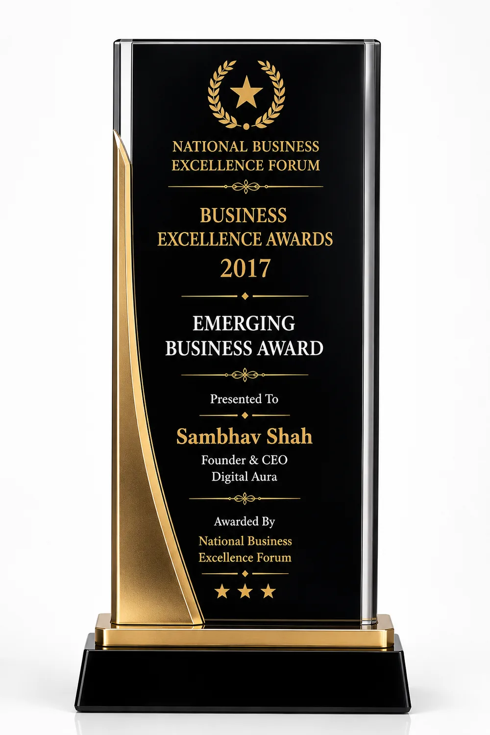 Emerging Business Award — Business Excellence Awards 2017