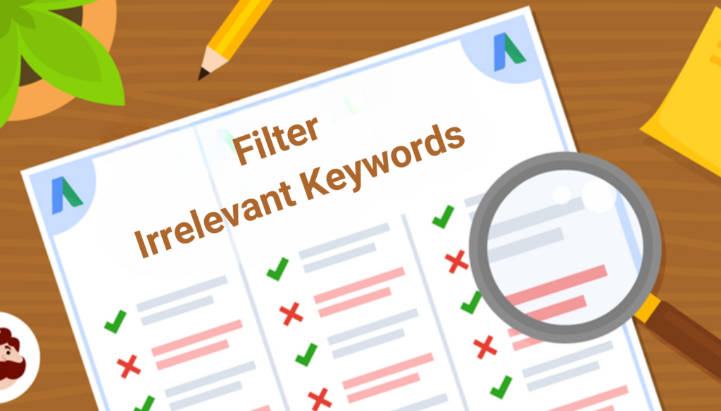 Filter irrelevant keywords