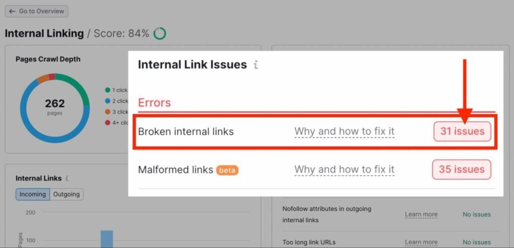 Regularly audit internal links