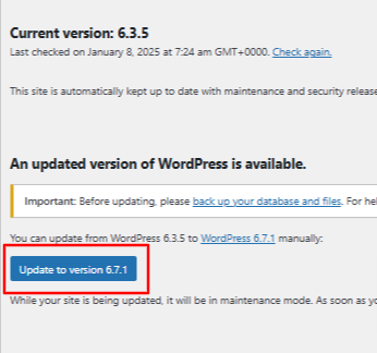 Always keep WordPress core, themes, and plugins up to date.