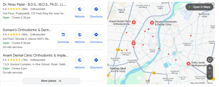 Local SEO for Orthodontists