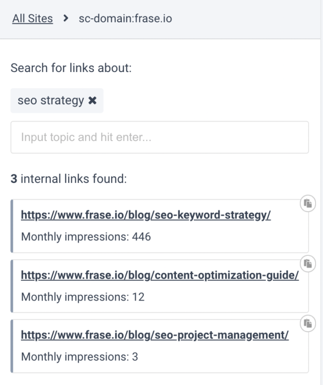 internal linking tools for SEO